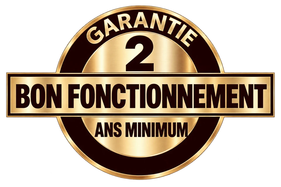 Garantie de bon fonctionnement : deux ans minimum